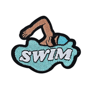Hovedbilde "Swim"   Tekst patch