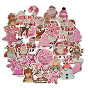 Hovedbilde  "Pink Christmas " Klistremerker 