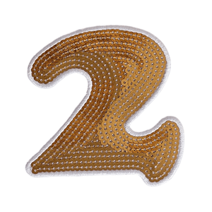 Hovedbilde Paljett Tall  2 - Gull