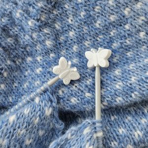 Hovedbilde "Sommerfugl" Maskestoppere - 2 pk Hvit