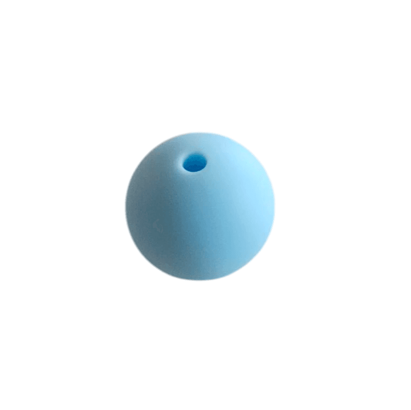 10 pk Silikonperle - Rund 3 Farger