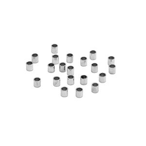 Hovedbilde Crimp beads - Krympeperler, 1,5 mm -S&oslash;lvfarget