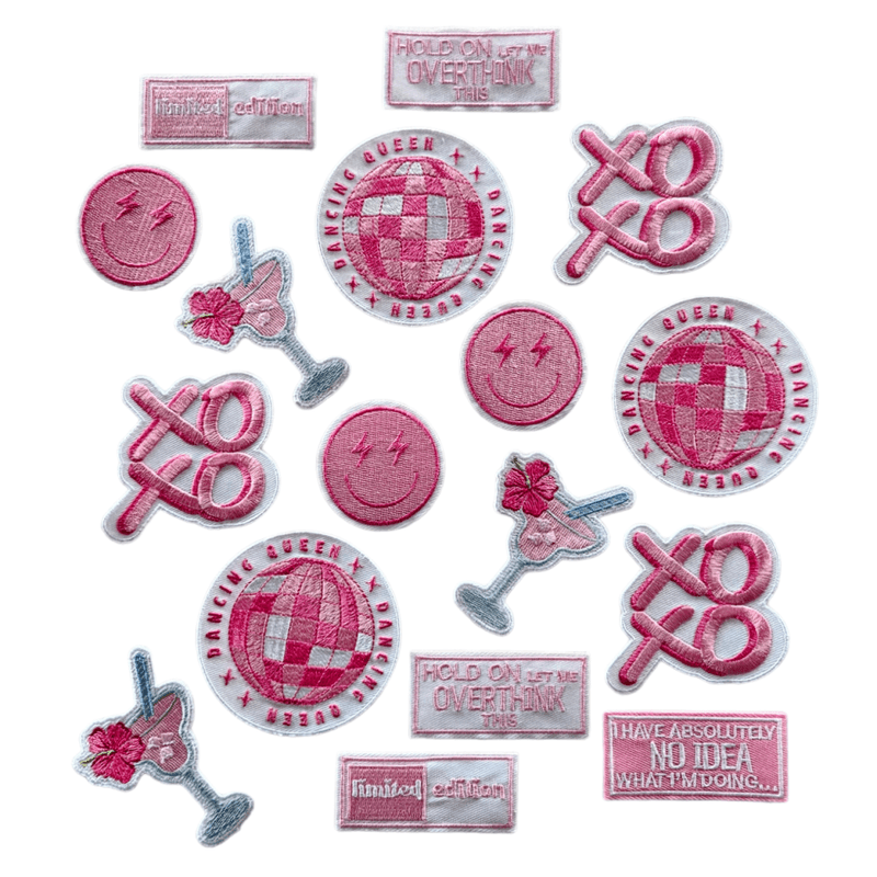 Limited Edition - Rosa Tekst patch