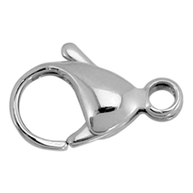 Hovedbilde Lobster Clasp - 10 mm - 20 stk - Rustfritt Stål