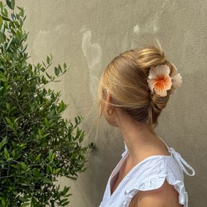 Hovedbilde "Peach Blossom" H&aring;rklype i Hibiscus serie