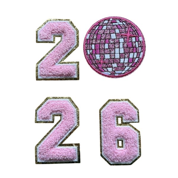 "Discostar" Rosa  Patch