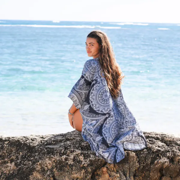 "Balian Beach" Kimono 