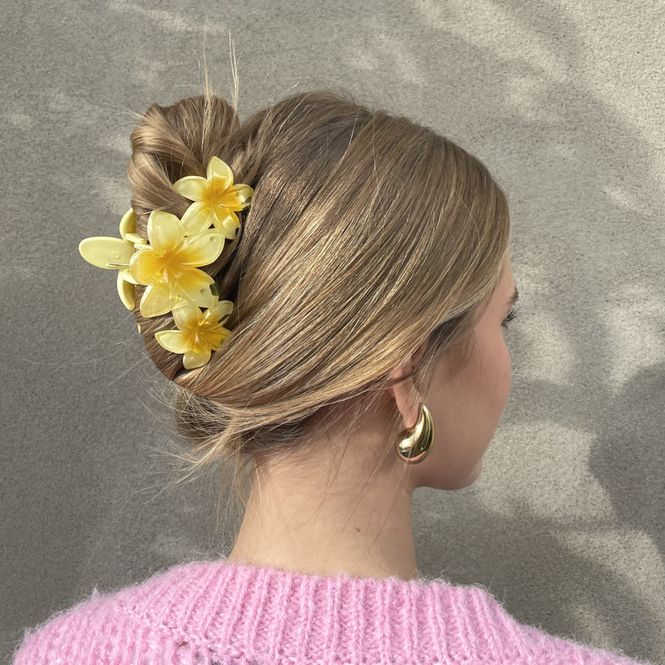 Hovedbilde Waikiki Glossy Gul Hårklype